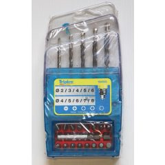 Triplex 184503 bit- és fúrókészlet#