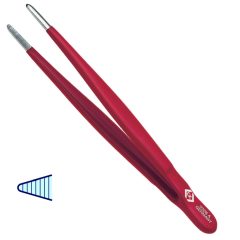 CK 2308A csipesz piros 3.5mm recés 145mm