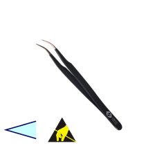 CK 2361D ívelt erős extra finom hegyű  ESD csipesz