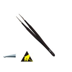 CK 2363D recés hegyű pozícionáló ESD csipesz 120mm