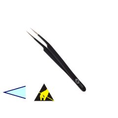 CK 2389D ferde extra finom hegyű ESD csipesz 115mm