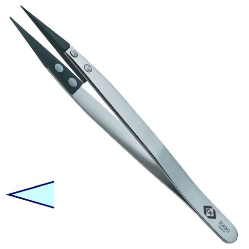 CK 2390 hegyes karbonszálas kerámia csipesz