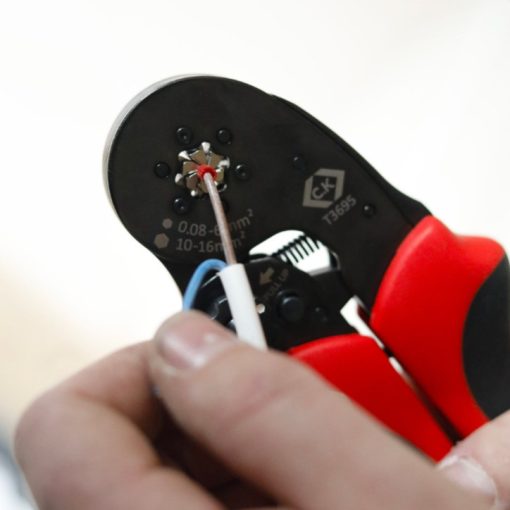 CK 3695 kábelvágó-csupaszító-krimpelő 250mm