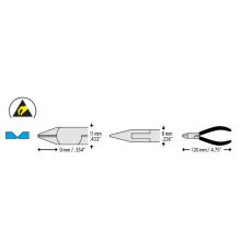 CK 3780DF ESD SensoPlus csípőfogó 120mm#