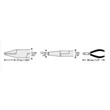 CK 3796 Precision vezetékcsupaszító 140mm