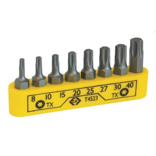 CK 4523 Torx 25mm-es bit készlet 8db