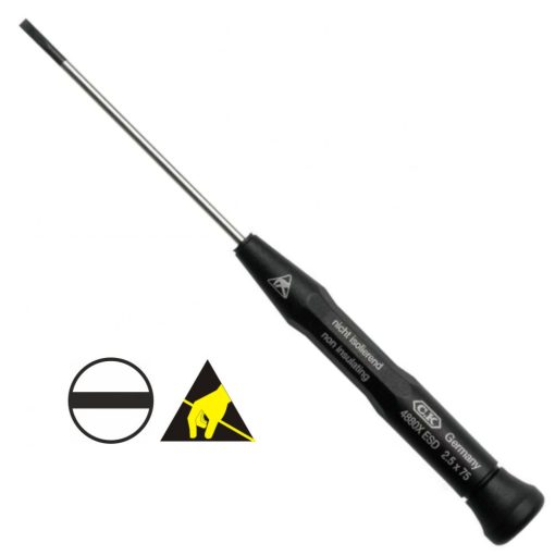 CK 4880X ESD Xonic lapos csavarhúzó 1.8X60mm