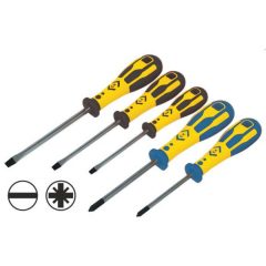 CK 49153 Dextro lapos+PZD csavarhúzókészlet 5db