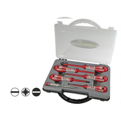 CK 49183P 1000V Dextro lapos+PZD csavarhúzóklt#