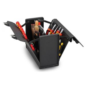 HB 9116 Favorit bőr-ABS táska 400x180x310mm